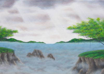 Isole, oil on canvas, fantasy painting